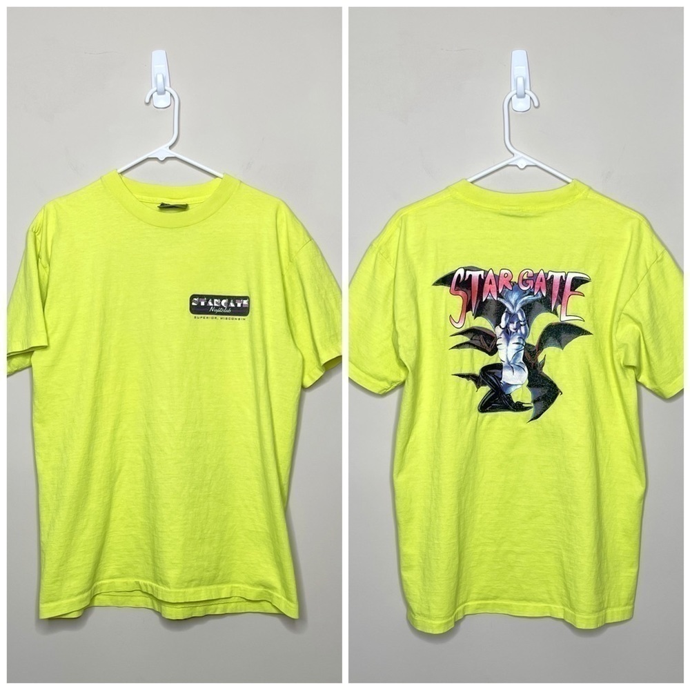 Vintage 90s Star Gate NightClub T Shirt